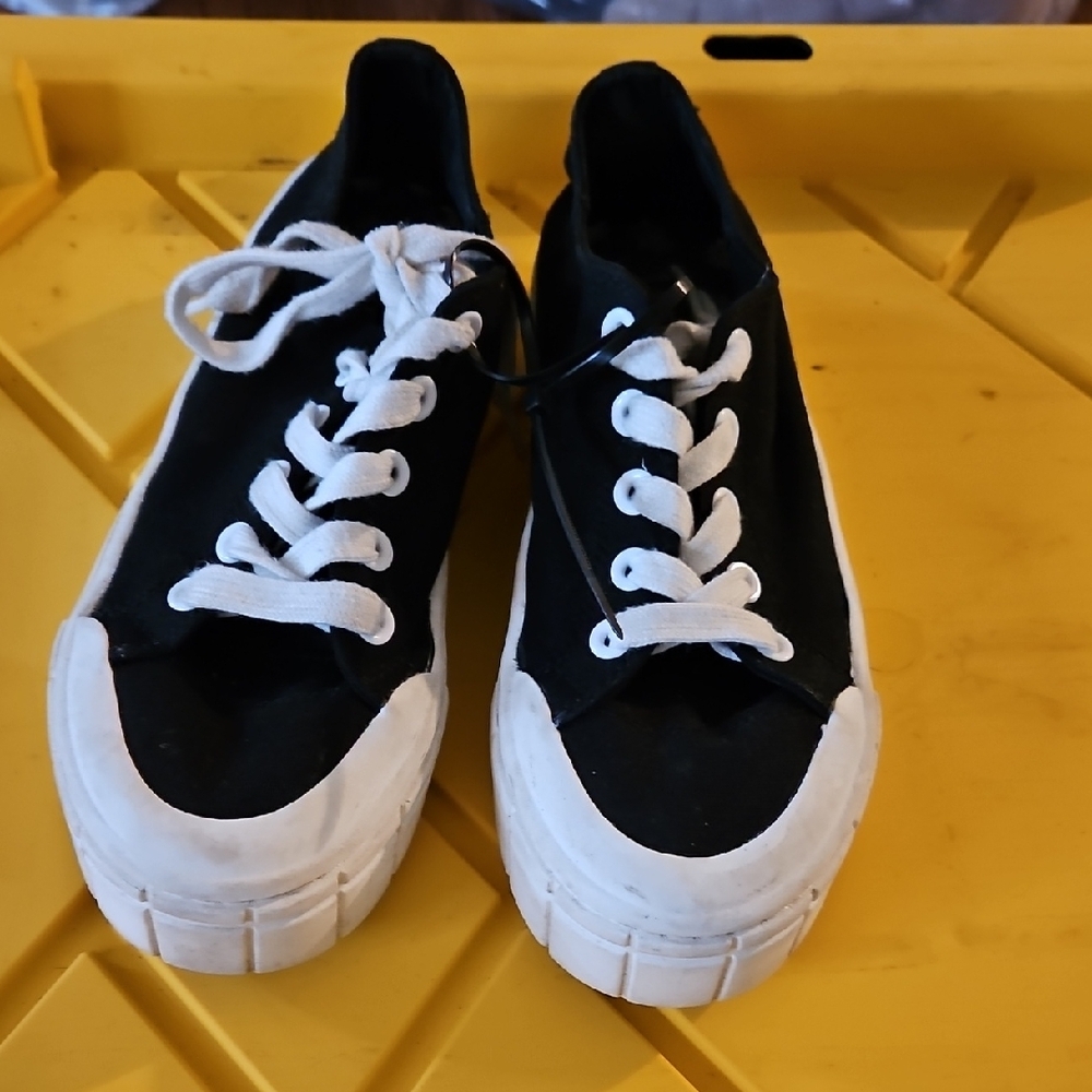 Black and White Sneakers